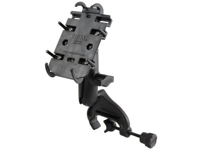 RAM® Quick-Grip™ Phone Mount with Yoke Clamp Base