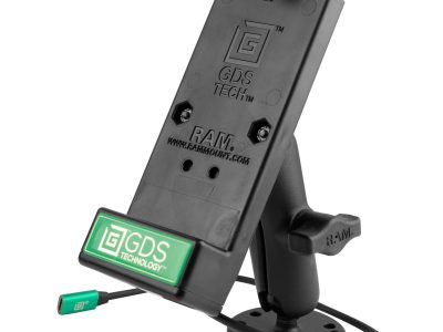 GDS® Powered USB-C 2.0 Phone Dock with Drill-Down Double Ball Mount