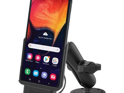 RAM® EZ-Roll’r™ Powered Drill-Down Mount for Samsung XCover Pro