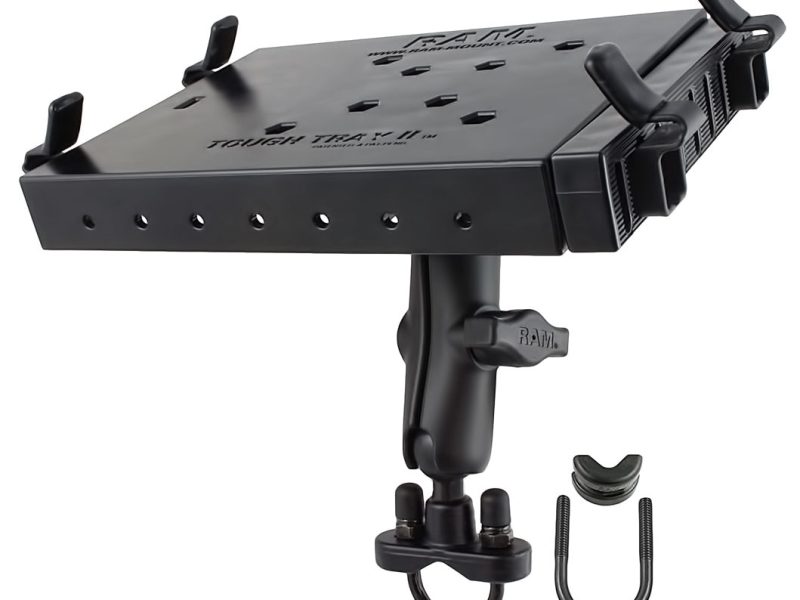 RAM® Tough-Tray™ Tablet Mount with U-Bolt Rail Base