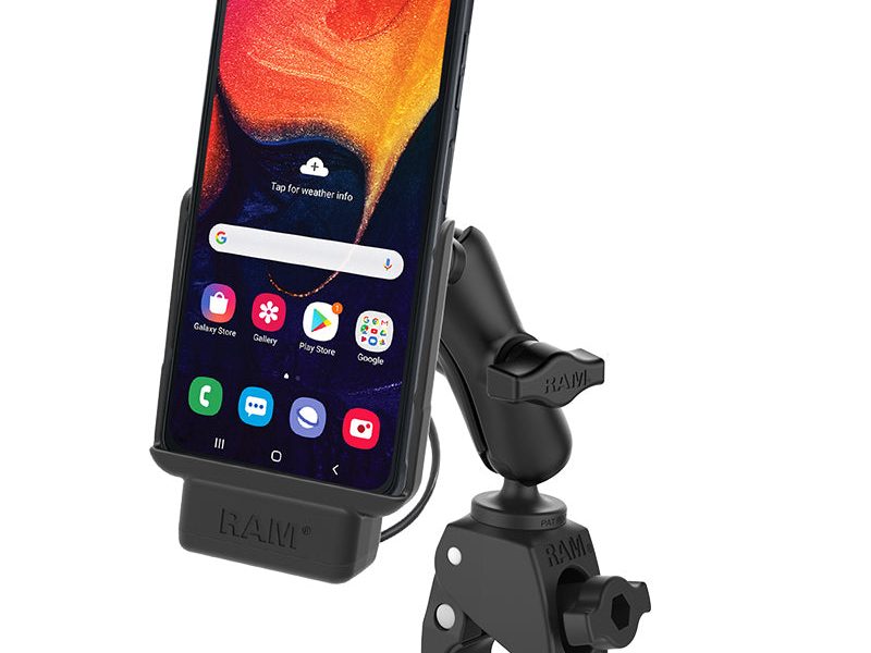 RAM® EZ-Roll’r™ Powered Tough-Claw™ Mount for Samsung XCover Pro
