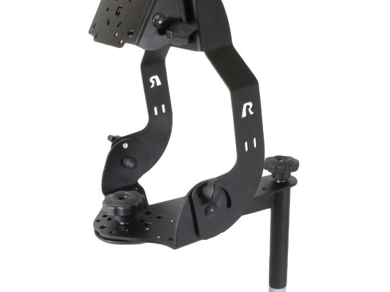 RAM® MDT Display Mount with Long Flange and 8″ Upper Pole