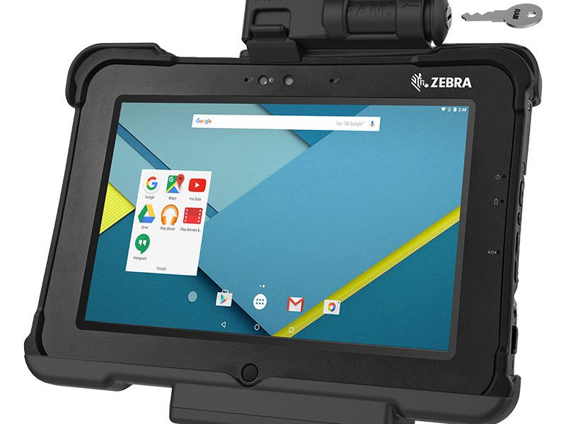 GDS® Key Locking Form-Fit Holder for Zebra XSLATE L10