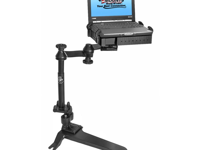 RAM® Laptop Mount with Adjust-A-Pole™ for ’00-06 Chevy Trucks + More
