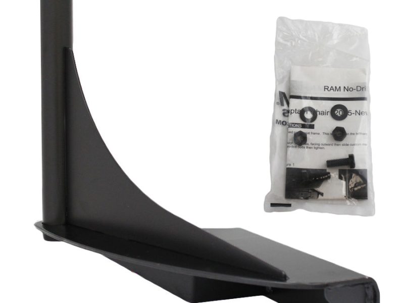 RAM® No-Drill™ Laptop Base for ’05-11 Semi Trucks with Seats Inc. Chair