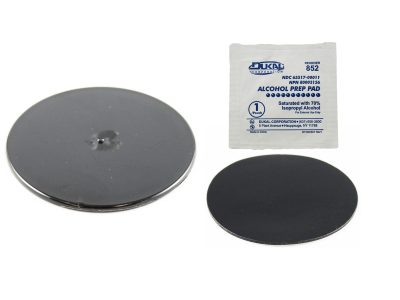 RAM® Black 3″ Adhesive Plate for Suction Cups