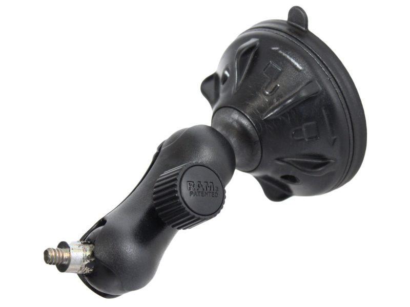 RAM® Twist-Lock™ Low-Profile Suction Mount with 1/4″-20 Stud