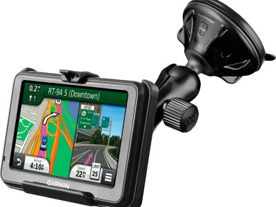 RAM® Twist-Lock™ Low-Profile Suction Mount for Garmin nuvi 200W + More