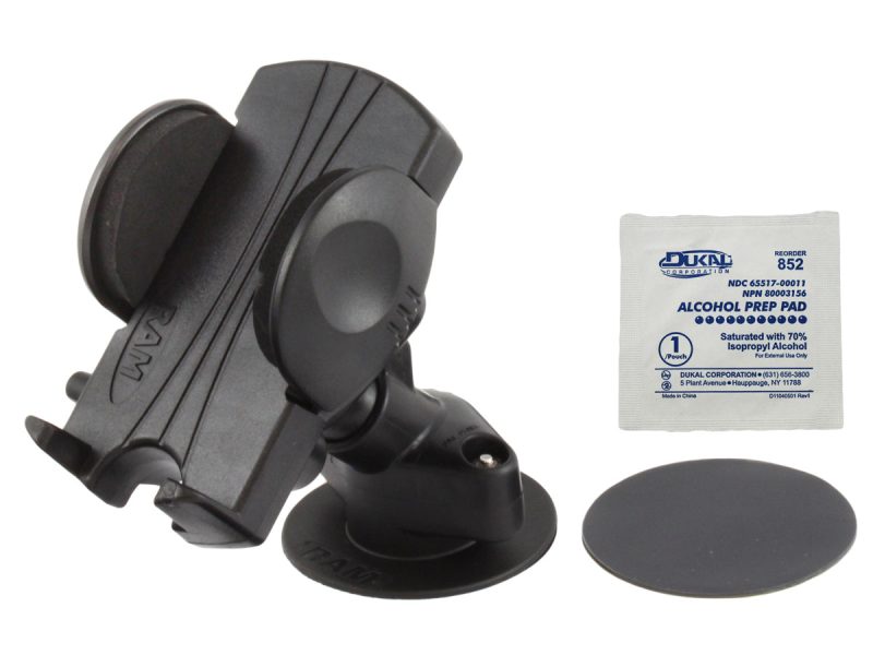 RAM® Flex Adhesive Dashboard Mount with Spring Loaded Phone Holder