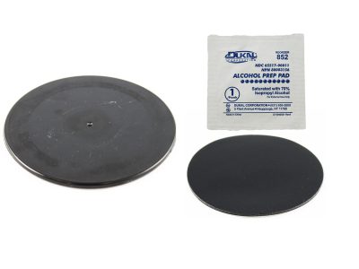 RAM® Black 3.5″ Adhesive Plate for Suction Cups