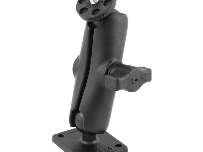 RAM® Double Ball Mount with AMPS Plate and 1/4″-20 Action Camera Adapter
