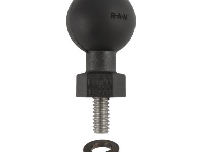 RAM® Tough-Ball™ with 1/4″-20 x .50″ Threaded Stud and Lock Washer