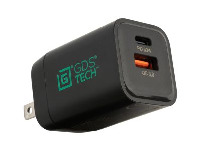 GDS® Type-C and Type-A 33W 2-Port Wall Charger – PD3.0 & PPS