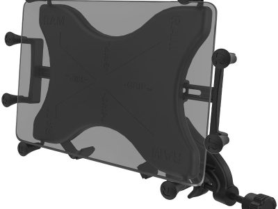 RAM® X-Grip® Mount with Yoke Clamp Base for 9″-11″ Tablets