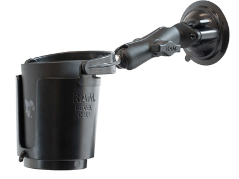 RAM® Level Cup™ 16oz Drink Holder with RAM® Twist-Lock™ Suction Cup