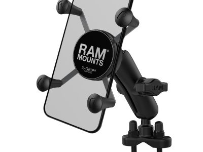 RAM® X-Grip® Phone Mount with Handlebar U-Bolt Base – Medium