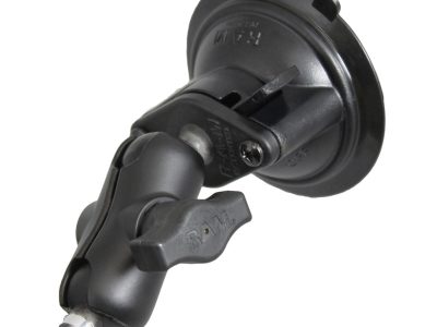 RAM® Twist-Lock™ Suction Cup Mount with 1/4″-20 Threaded Stud – Short