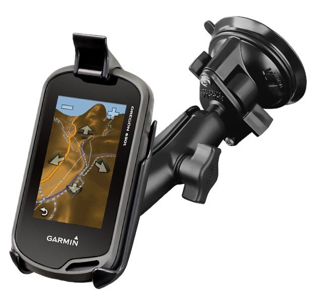 RAM® Twist-Lock™ Suction Cup Mount for Garmin Oregon 200, 750T + More