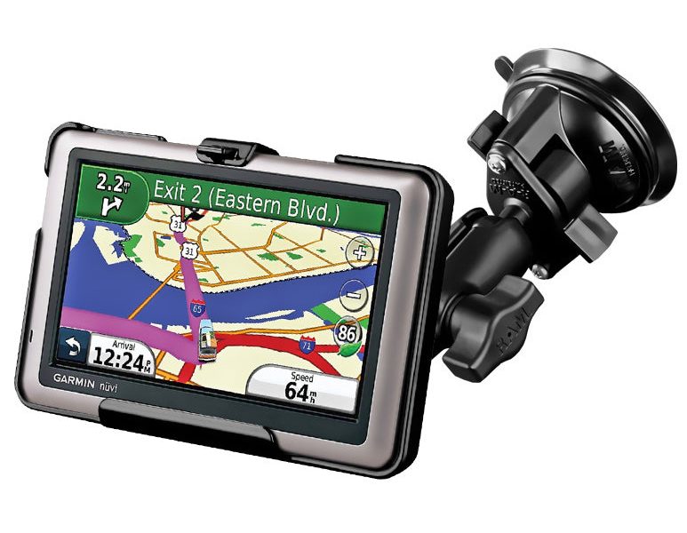 RAM® Twist-Lock™ Suction Cup Mount for Garmin nuvi 1440, 1490T + More