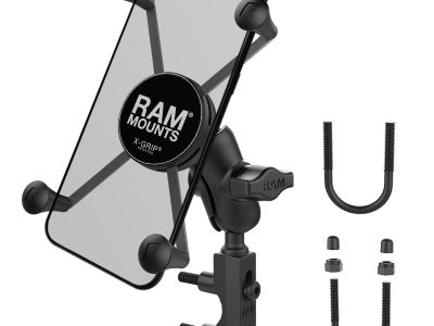 RAM® X-Grip® Large Phone Mount with Brake/Clutch Reservoir Base – Short