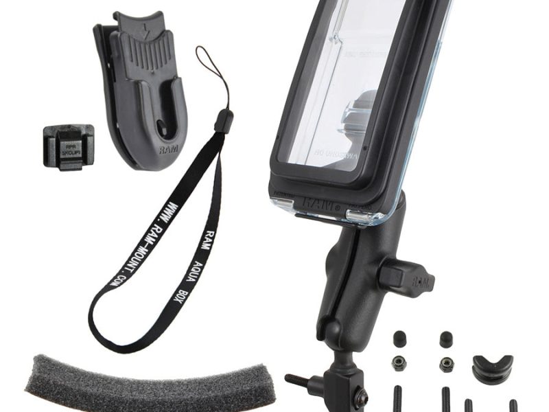 RAM® Aqua Box® Pro 20 for iPhone 5 with Brake/Clutch Reservoir Mount