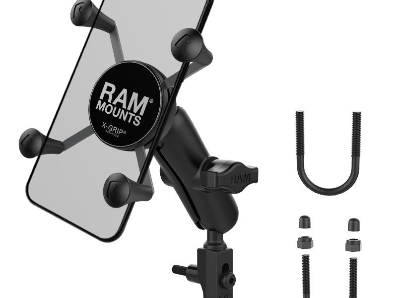 RAM® X-Grip® Phone Mount with Brake/Clutch Reservoir Base – Medium