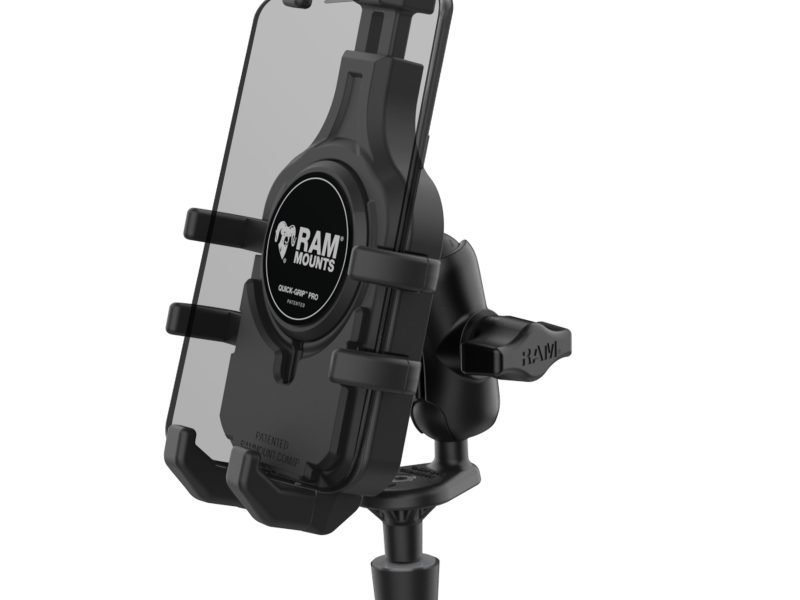 RAM® Quick-Grip™ Pro Phone Mount with Fork Stem Base – Short