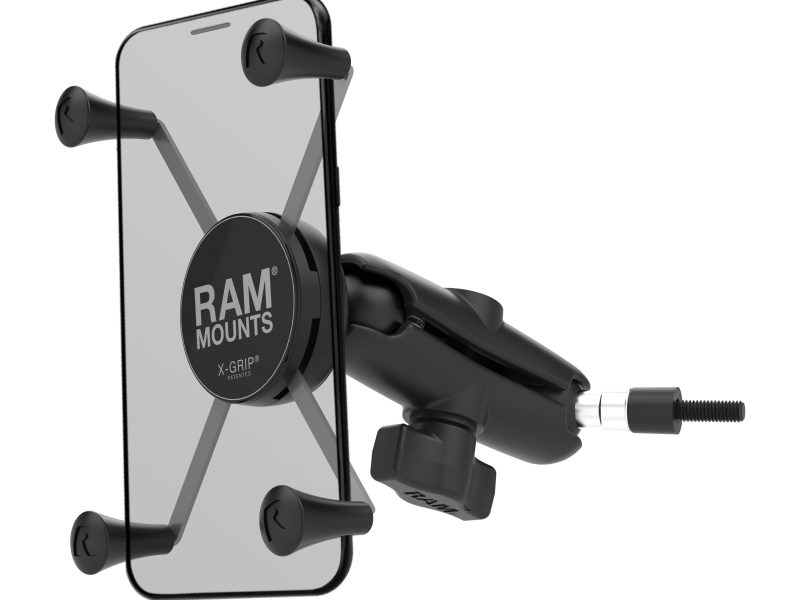 RAM® X-Grip® Large Phone Mount with Grab Handle & A-Pillar M6 Bolt Base