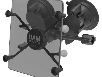 RAM® X-Grip® with RAM® Twist-Lock™ Dual Suction for 7″-8″ Tablets