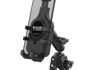 RAM® Quick-Grip™ Pro Phone Mount with Small Tough-Claw™ Base – Medium
