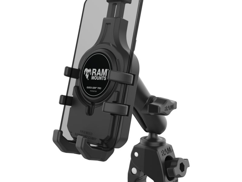 RAM® Quick-Grip™ Pro Phone Mount with Small Tough-Claw™ Base – Medium