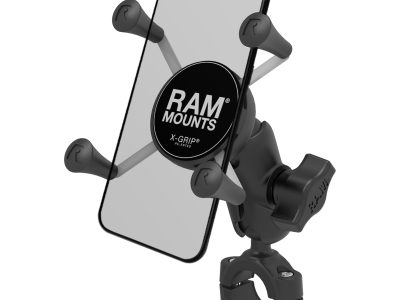 RAM® X-Grip® Phone Mount with RAM® Torque™ Medium Rail Base – Short