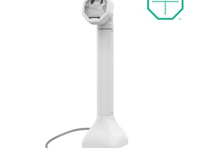 GDS® Uni-Conn™ Powered 14″ Pedestal Dock with USB-C – Gray