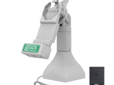 GDS® Uni-Conn™ 7″ Pedestal Dock with PoE – Gray