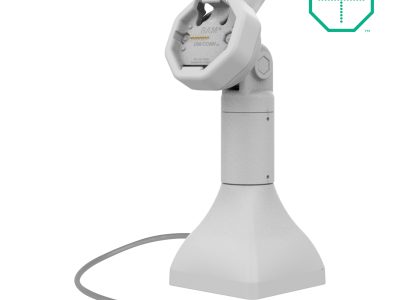 GDS® Uni-Conn™ Powered 7″ Pedestal Dock with USB-C – Gray