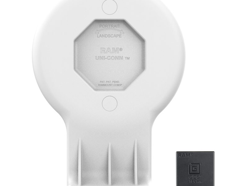 GDS® Uni-Conn™ Wall Dock with Magnetic Receiver & PoE – Gray