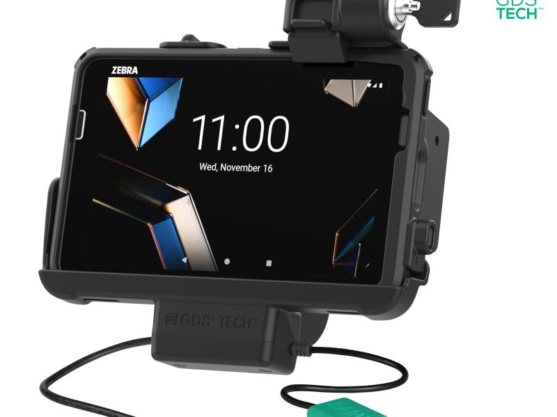 Locking GDS® Dock + Dual USB for Zebra ET401 & ET4x 8″ with IntelliSkin®