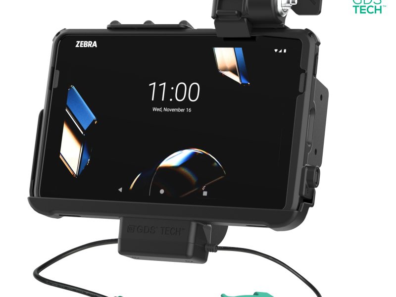 Locking GDS® Dock + USB-A & RJ45 for Zebra ET401 10″ with IntelliSkin®