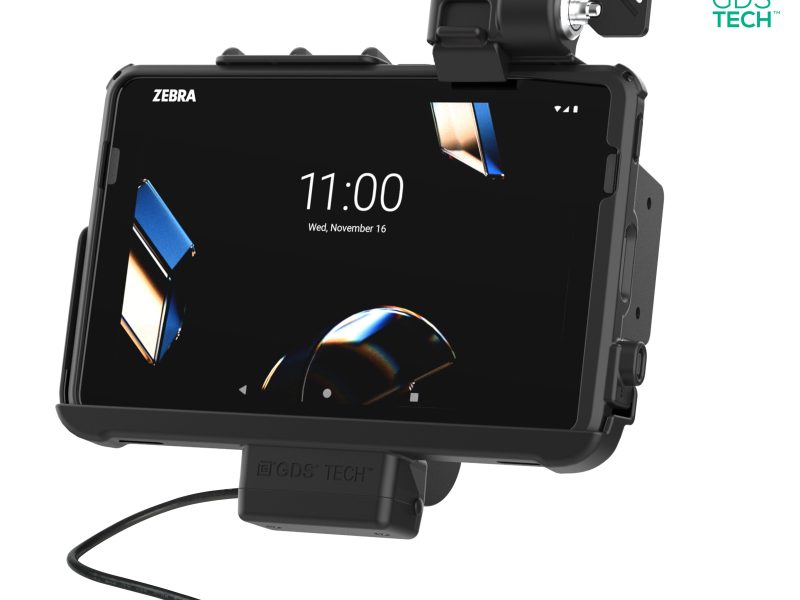 Locking GDS® Powered Dock for Zebra ET401 & ET4x 10″ with IntelliSkin®