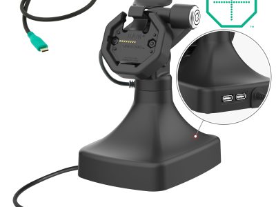 GDS® Uni-Conn™ Powered Locking Tilt & Swivel Dock with USB-C + Data