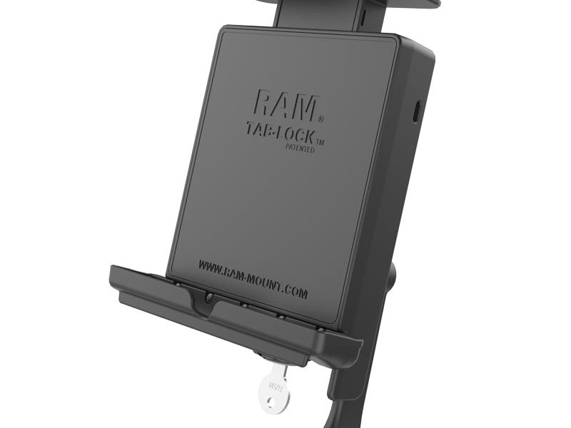 RAM® Tab-Lock™ Universal Spring Loaded Holder for 8″ Tablets with Case