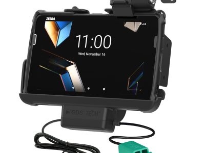 Locking RAM® Tough-Dock™ Power + Dual USB for Zebra ET401 8″