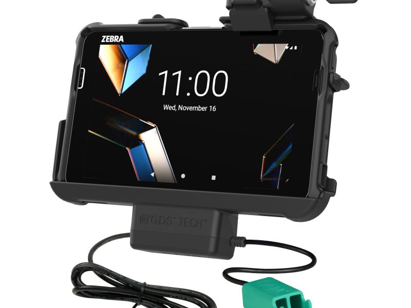 Locking RAM® Thin-Dock™ + Dual USB for Zebra ET401 8″