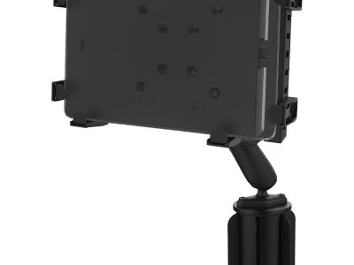 RAM® Tough-Tray™ II Tablet Holder with RAM-A-CAN™ II Cup Holder Mount
