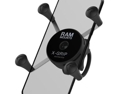 RAM® X-Grip® Phone Mount with Low-Profile Zip Tie Handlebar Base