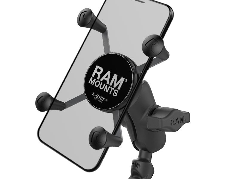 RAM® X-Grip® Phone Mount with 9mm Angled Bolt Head Adapter – Composite