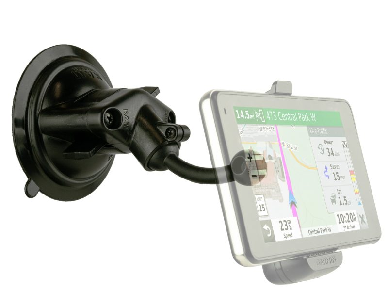 RAM® Twist-Lock™ Suction Cup Mount with 17mm Garmin Ball (Drive + More)